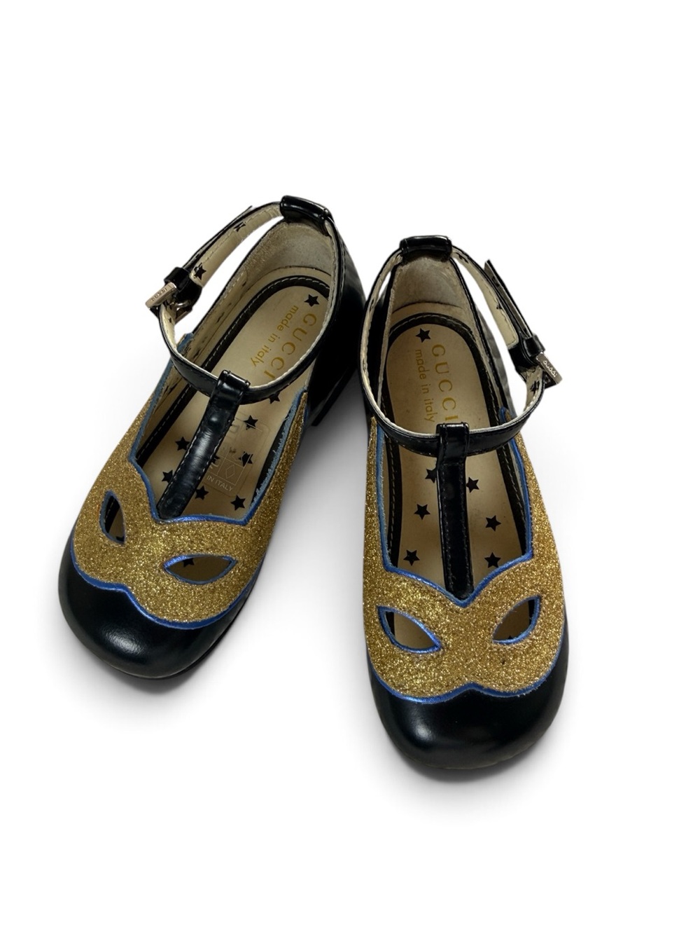 Gucci Kids Glitter Mary Jane Shoes - New - no box.